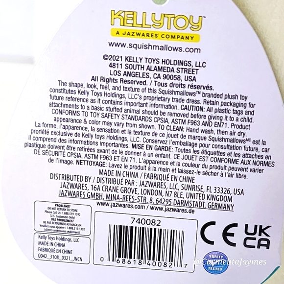 CLOVER 🐂 2021 O.G. Black & White Bull Cow Original Squishmallow for Cows NWT - Picture 9 of 9